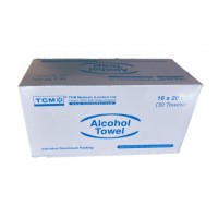 TCM 6x20cm 75%消毒酒精濕巾 30片裝